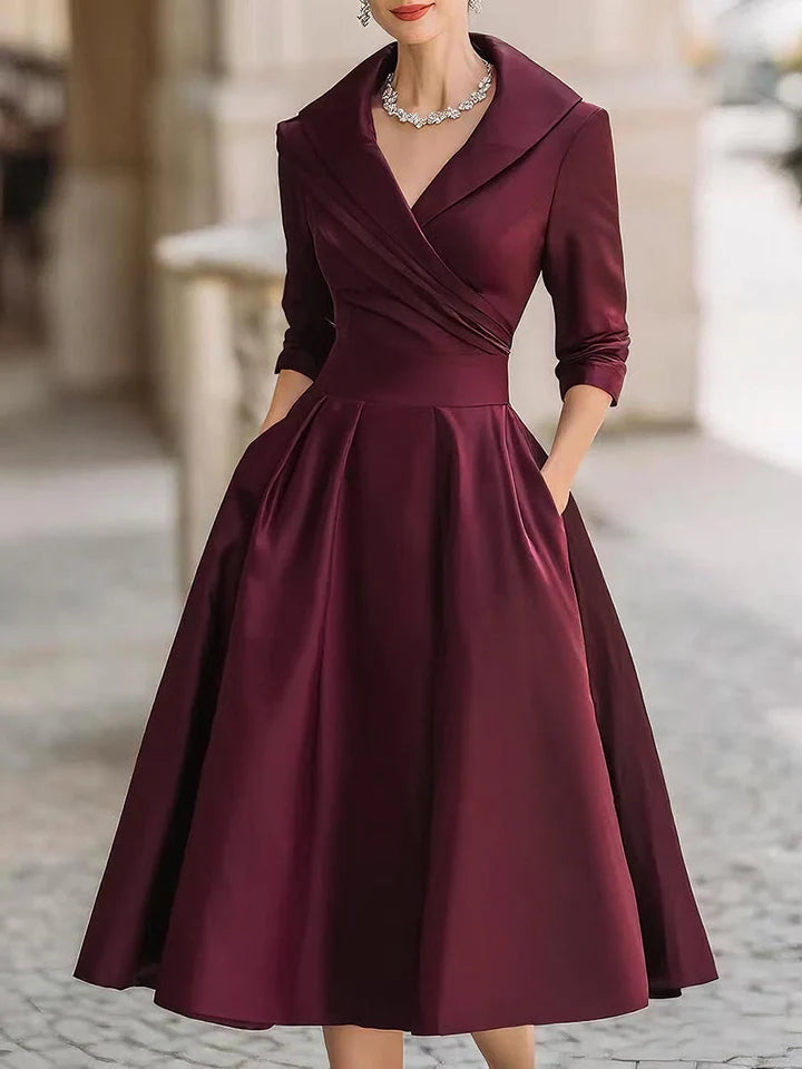 Lita - Vestido Elegante de Satén