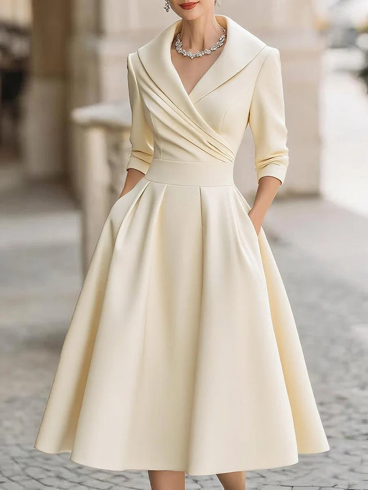 Lita - Vestido Elegante de Satén